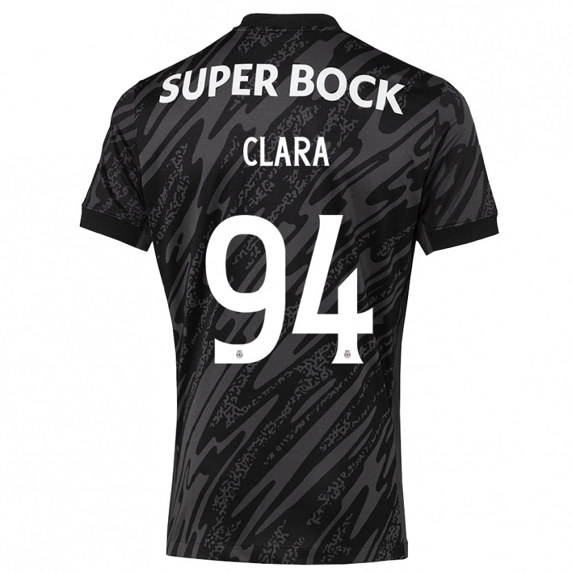 Danxen Kobiety Diogo Clara #94 Szary Czarny Biały Koszulka Bramkarska 2025/26