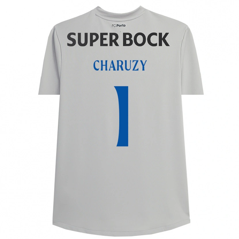 Danxen Kobiety Hubert Charuzy #1 Jasnoszary Czarny Koszulka Bramkarska 2025/26