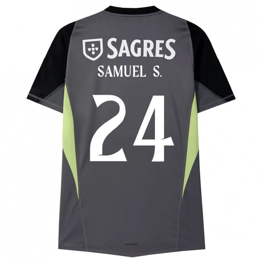 Danxen Kobiety Samuel Soares #24 Ciemnoszary Czarny Koszulka Bramkarska 2025/26