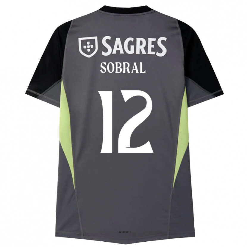 Danxen Kobiety Gonçalo Sobral #12 Ciemnoszary Czarny Koszulka Bramkarska 2025/26
