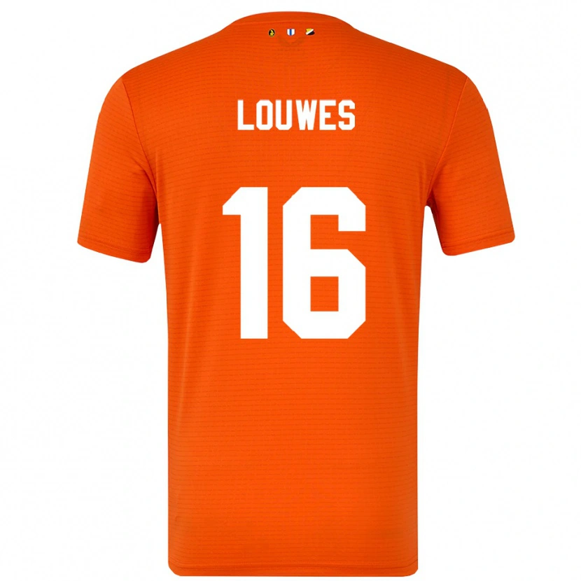 Danxen Kobiety Puck Louwes #16 Pomarańczowy Czarny Koszulka Bramkarska 2025/26