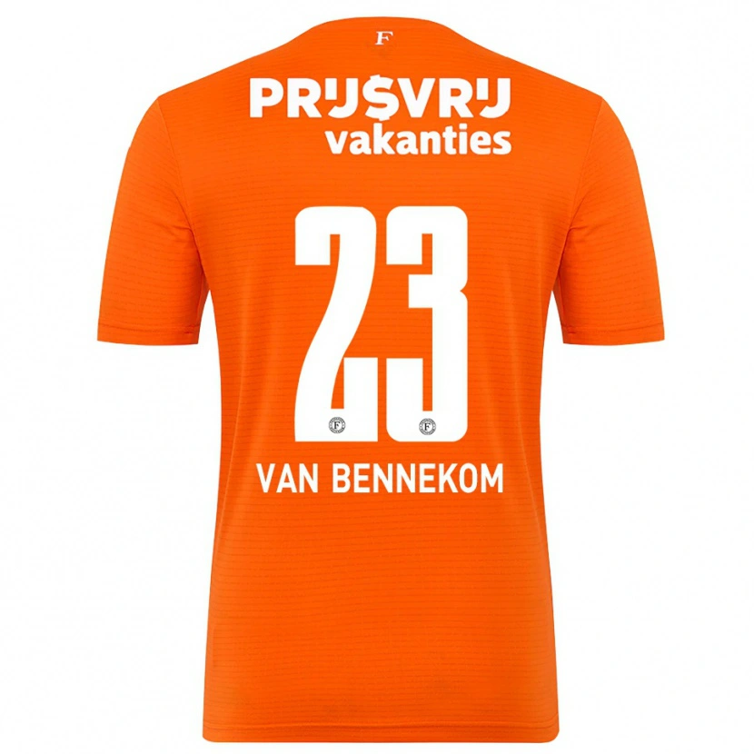 Danxen Kobiety Duron van Bennekom #23 Pomarańczowy Czarny Koszulka Bramkarska 2025/26
