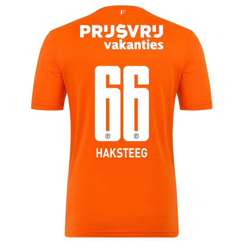 Danxen Kobiety Tim Haksteeg #66 Pomarańczowy Czarny Koszulka Bramkarska 2025/26