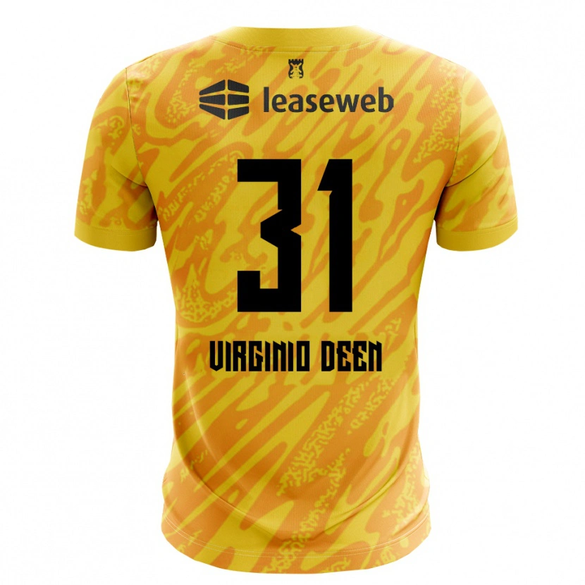 Danxen Kobiety Daniël Virginio Deen #31 Pomarańczowy Żółty Czarny Koszulka Bramkarska 2025/26