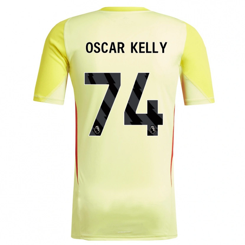 Danxen Kobiety Oscar Kelly #74 Żółty Czerwony Koszulka Bramkarska 2025/26