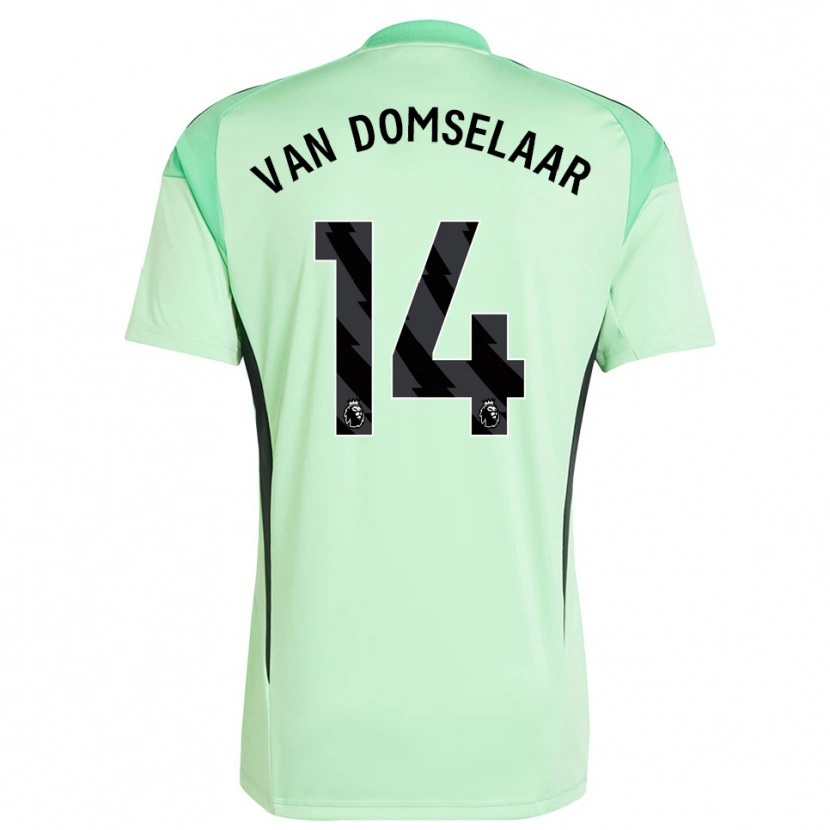 Danxen Kobiety Daphne Van Domselaar #14 Jasnozielony Czarny Koszulka Bramkarska 2025/26