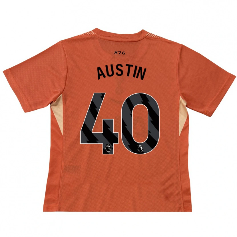 Danxen Kobiety Brandon Austin #40 Pomarańczowy Czarny Koszulka Bramkarska 2025/26