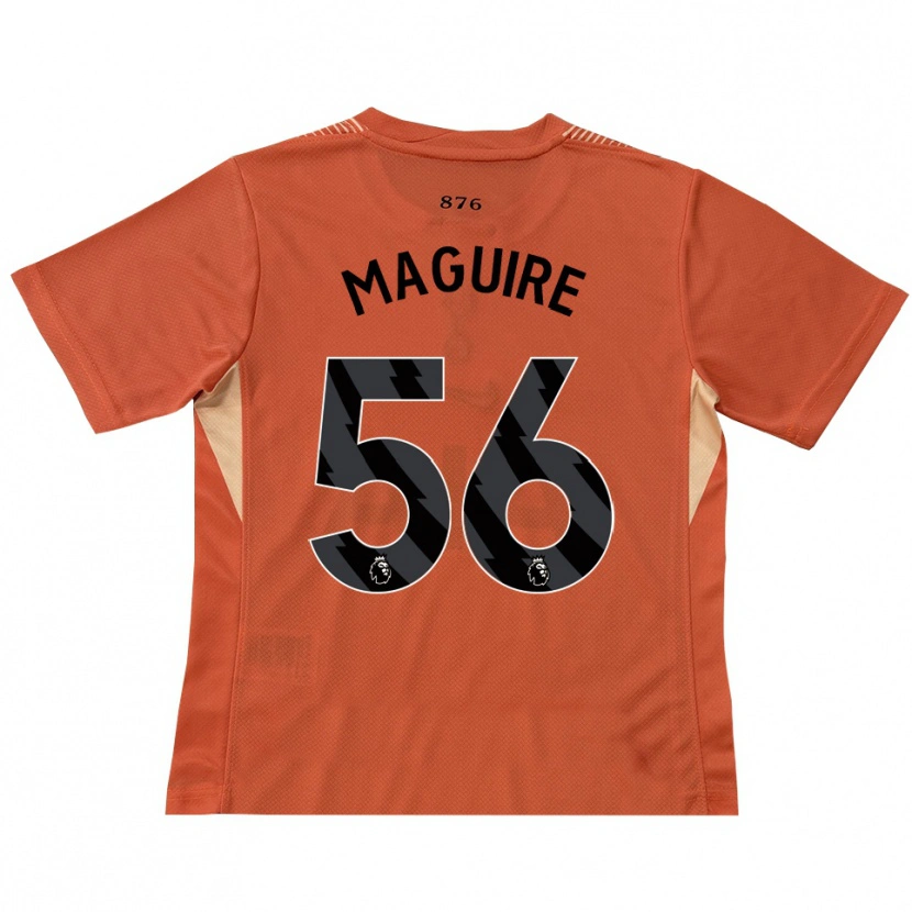 Danxen Kobiety Aaron Maguire #56 Pomarańczowy Czarny Koszulka Bramkarska 2025/26