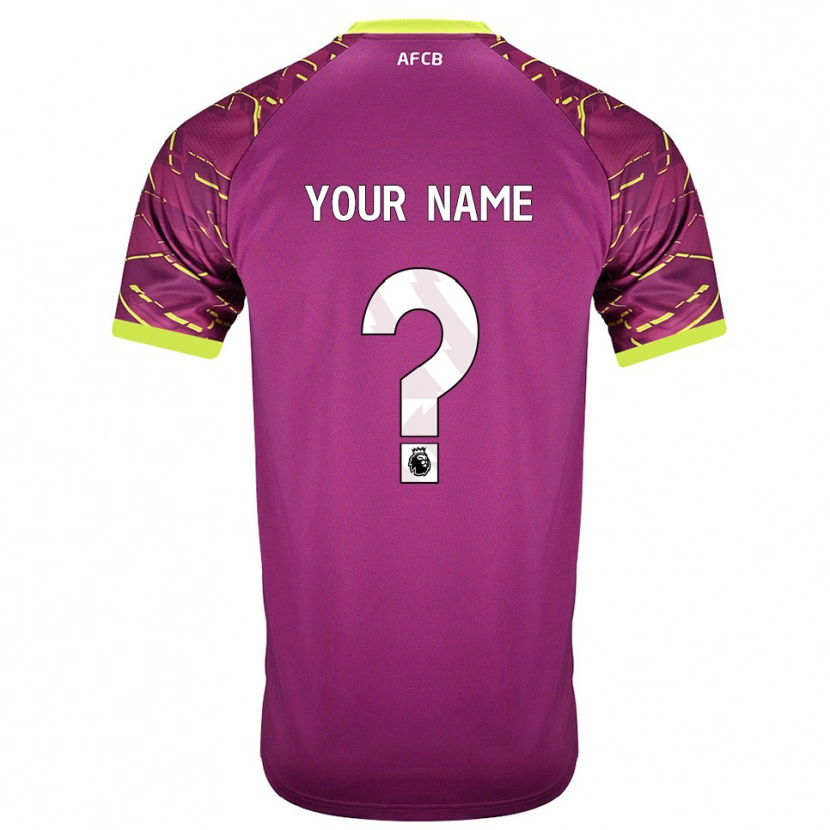 Danxen Kobiety AFC Bournemouth Ciemna Magenta Koszulka Bramkarska 2025/26