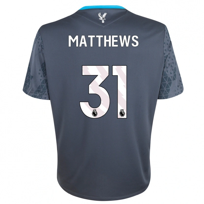 Danxen Kobiety Remi Matthews #31 Ciemnoszary Biały Koszulka Bramkarska 2025/26