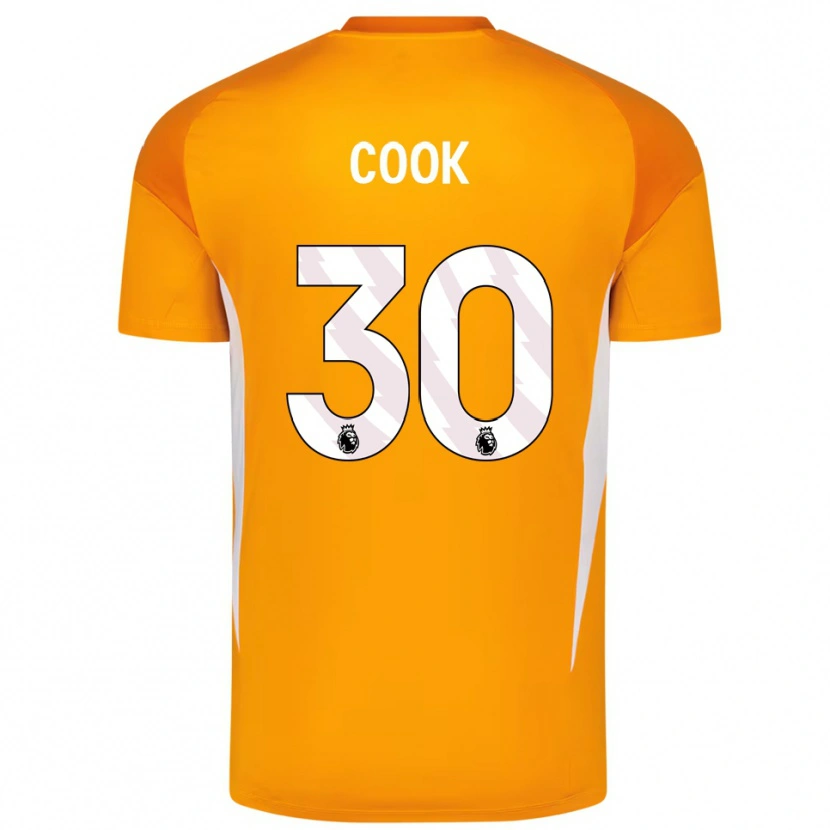 Danxen Kobiety Robbie Cook #30 Pomarańczowy Biały Koszulka Bramkarska 2025/26