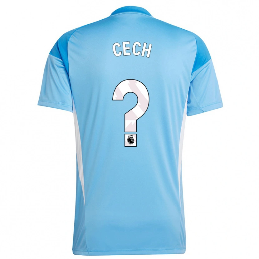 Danxen Kobiety Damian Cech #0 Niebieski Biały Koszulka Bramkarska 2025/26
