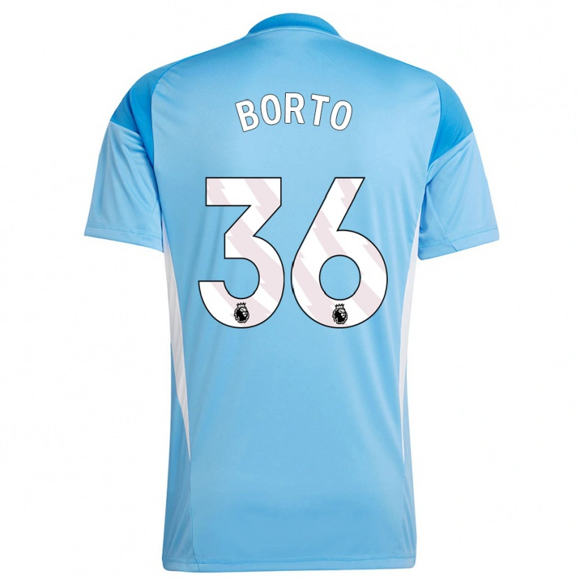 Danxen Kobiety Alex Borto #36 Niebieski Biały Koszulka Bramkarska 2025/26