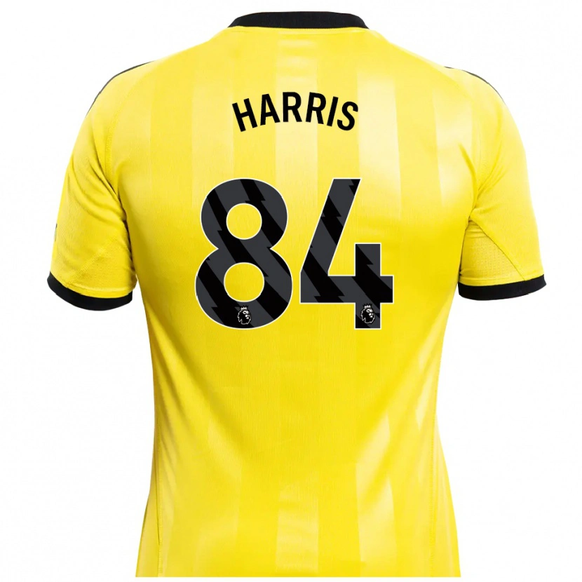 Danxen Kobiety Aidan Harris #84 Żółty Czarny Koszulka Bramkarska 2025/26