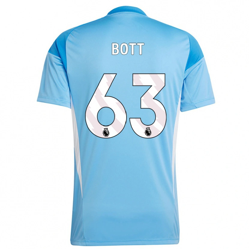 Danxen Kobiety Aaron Bott #63 Niebieski Biały Koszulka Bramkarska 2025/26