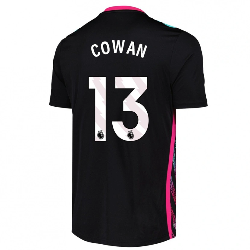 Danxen Kobiety Joe Cowan #13 Czarny Biały Koszulka Bramkarska 2025/26