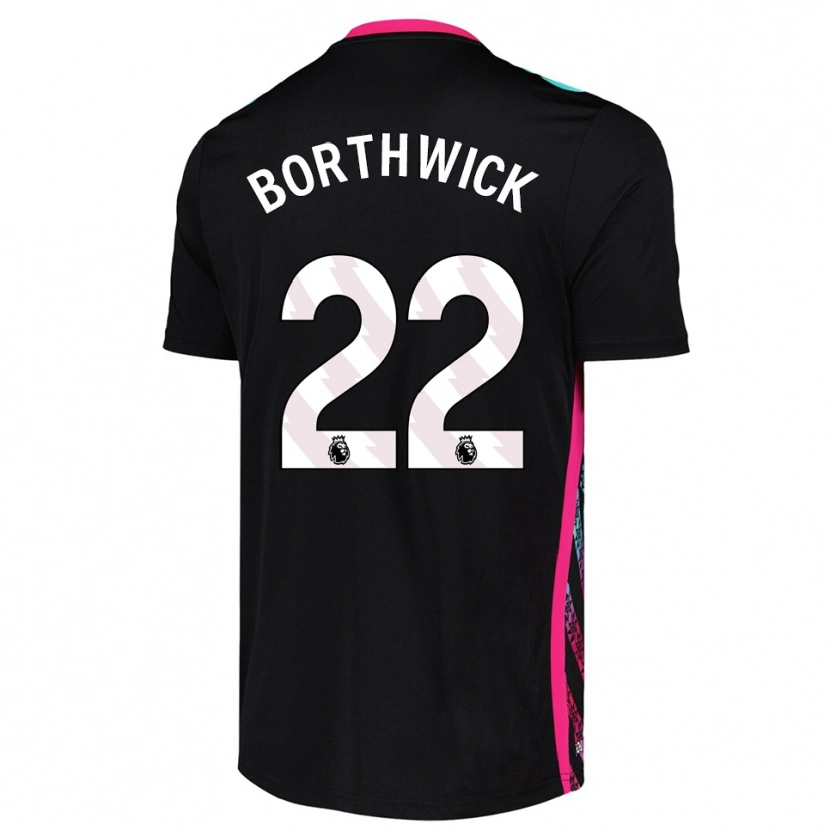 Danxen Kobiety Megan Borthwick #22 Czarny Biały Koszulka Bramkarska 2025/26