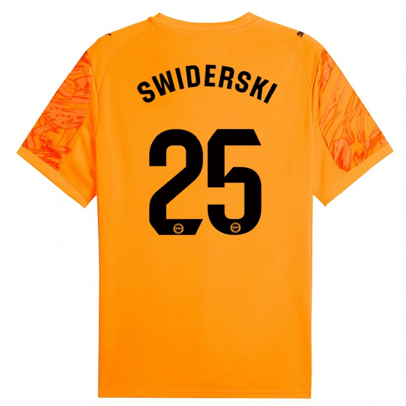 Danxen Kobiety Grégoire Swiderski #25 Pomarańczowo Czarny Koszulka Bramkarska 2025/26