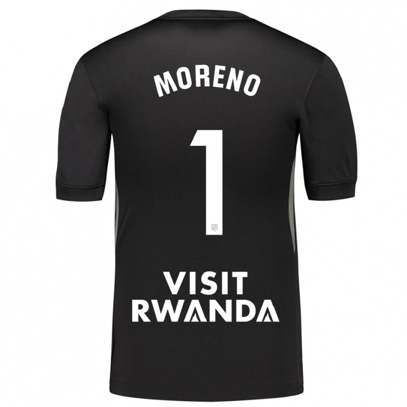 Danxen Kobiety Álvaro Moreno #1 Czarno Biały Koszulka Bramkarska 2025/26