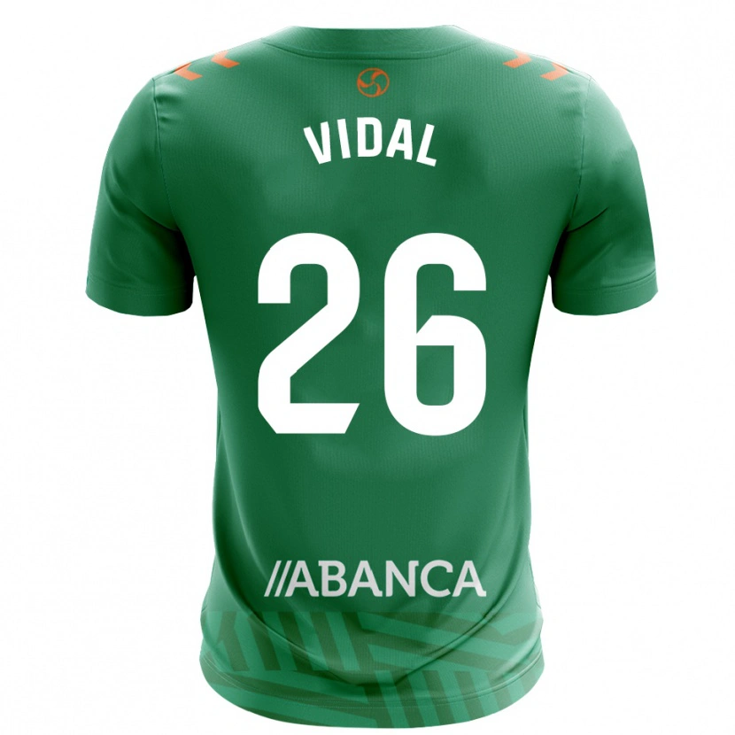 Danxen Kobiety Marc Vidal #26 Zielono Biały Koszulka Bramkarska 2025/26