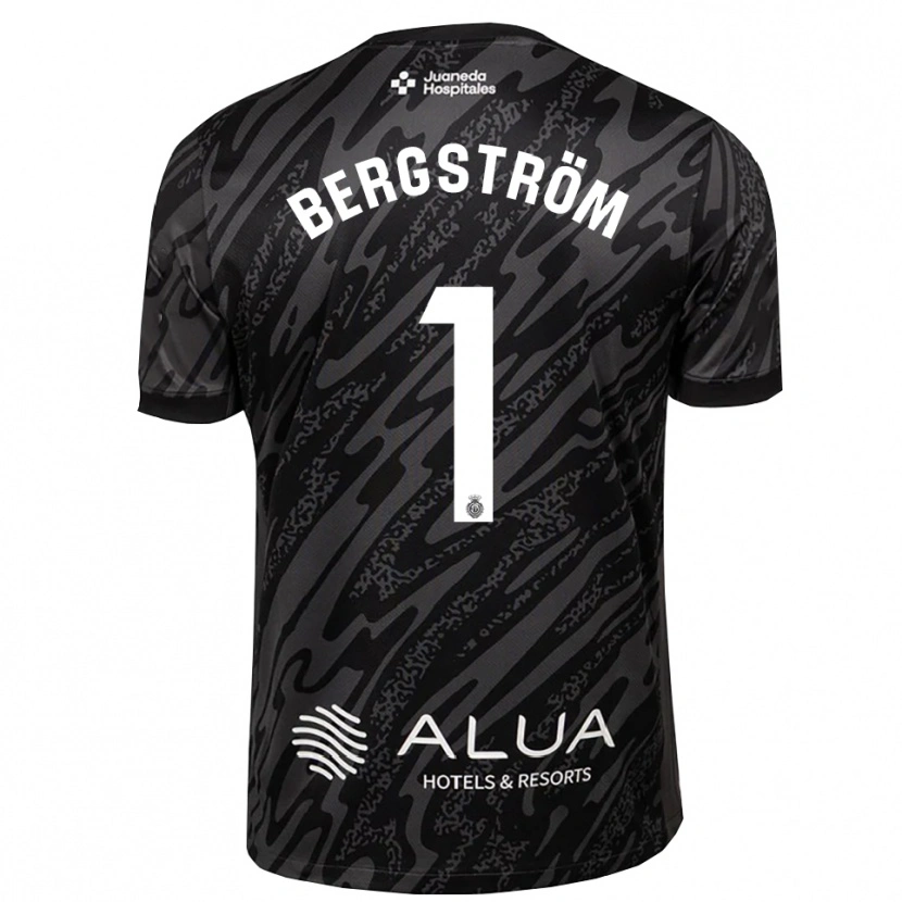 Danxen Kobiety Lucas Bergström #1 Ciemno Szaro Czarny Koszulka Bramkarska 2025/26