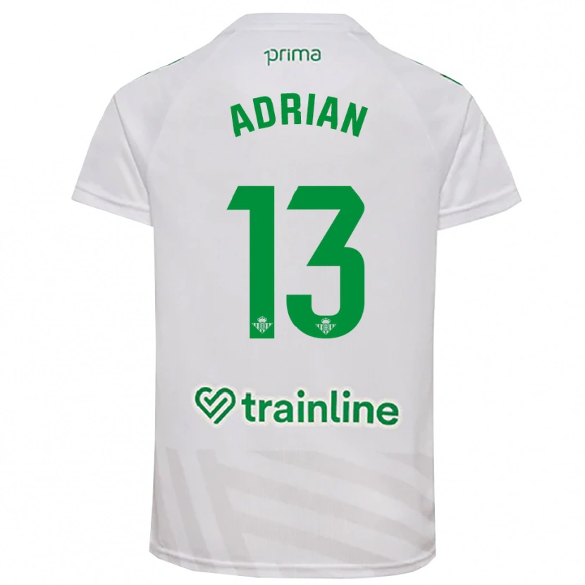 Danxen Kobiety Adrián #13 Biało Zielony Koszulka Bramkarska 2025/26
