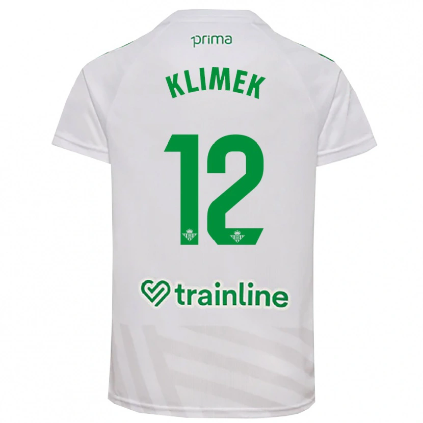 Danxen Kobiety Bruno Klimek #12 Biało Zielony Koszulka Bramkarska 2025/26