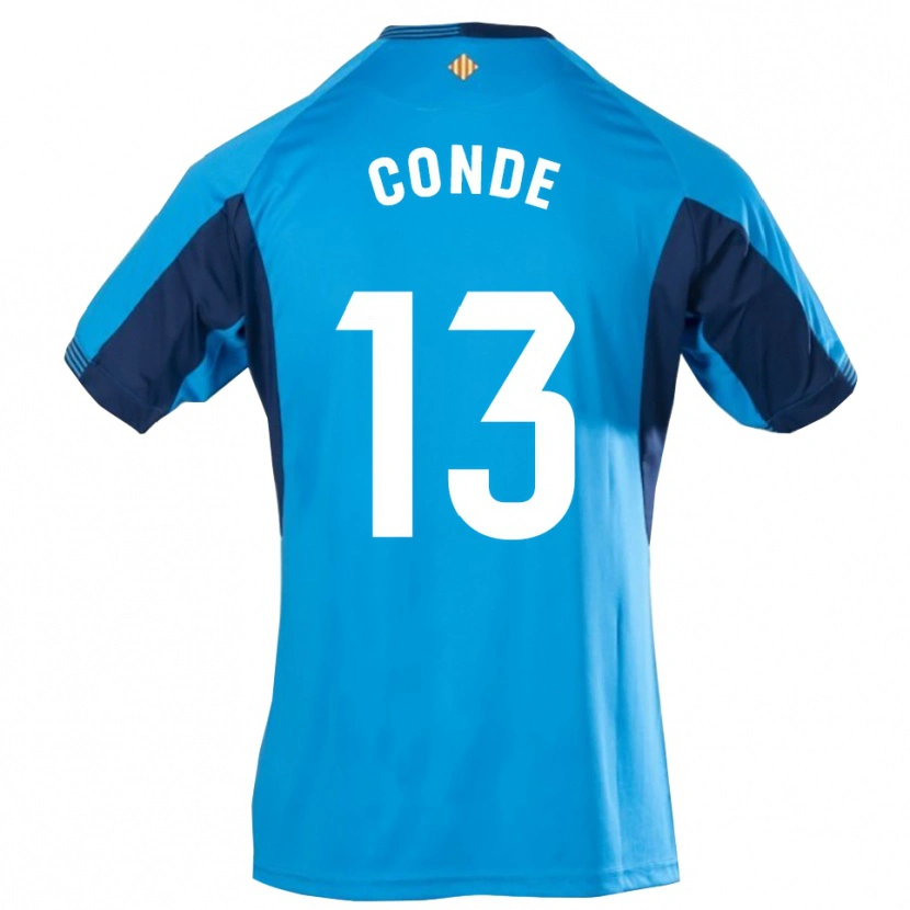 Danxen Kobiety Diego Conde #13 Niebiesko Biały Koszulka Bramkarska 2025/26