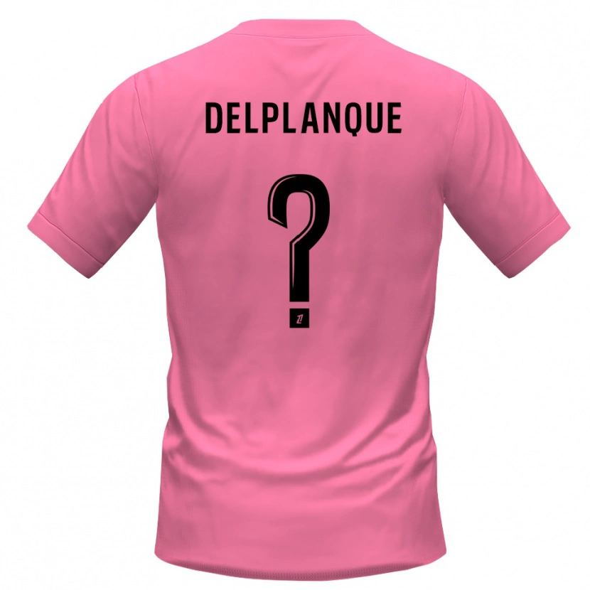 Danxen Kobiety Gaël Delplanque #0 Różowo Czarny Koszulka Bramkarska 2025/26
