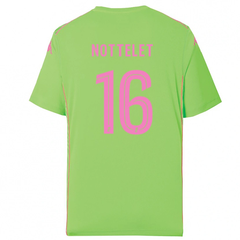 Danxen Kobiety Gillian Nottelet #16 Blado Zielony Koszulka Bramkarska 2025/26