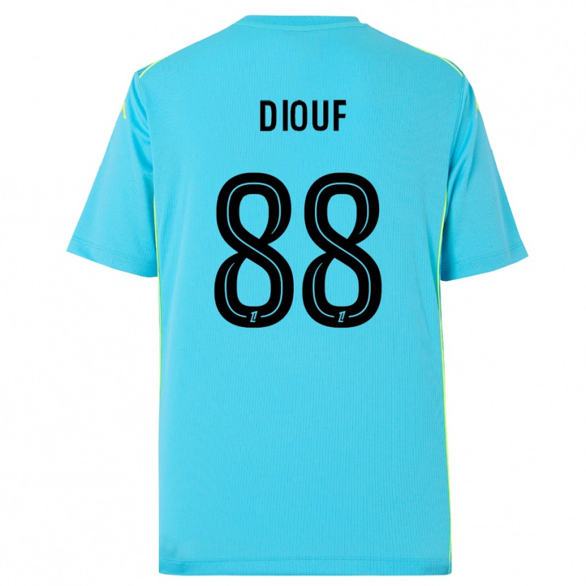 Danxen Kobiety Yehvann Diouf #88 Błękitny Czarny Koszulka Bramkarska 2025/26