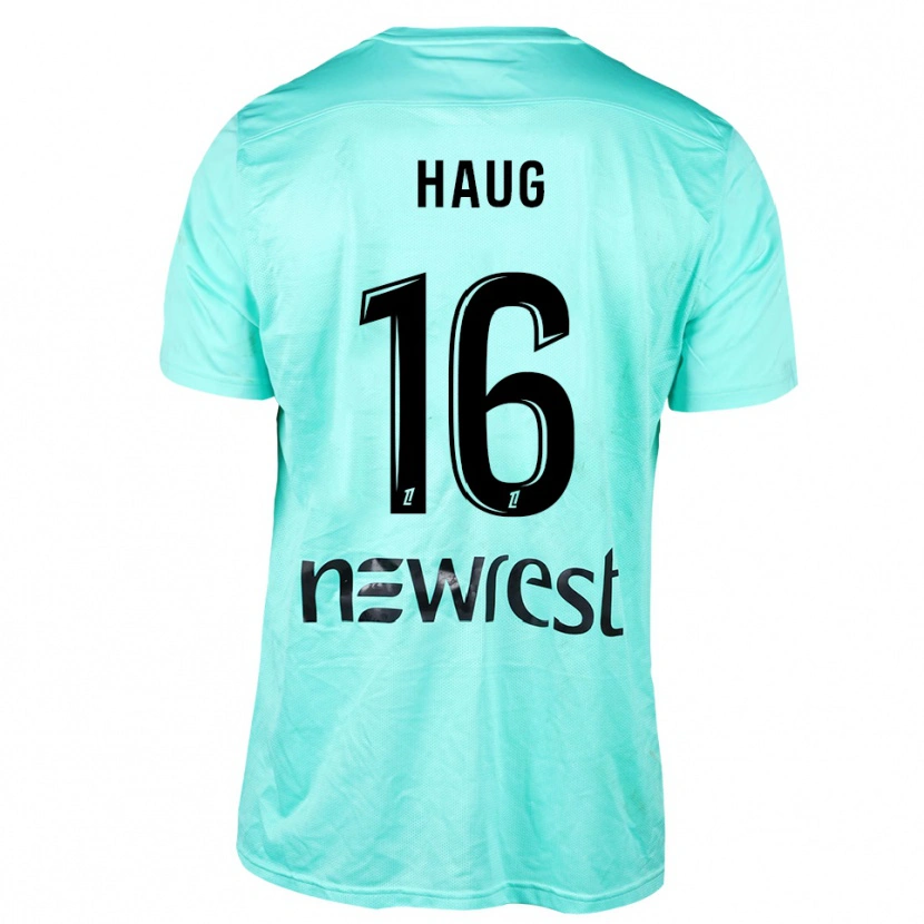 Danxen Kobiety Kjetil Haug #16 Aqua Czarny Koszulka Bramkarska 2025/26