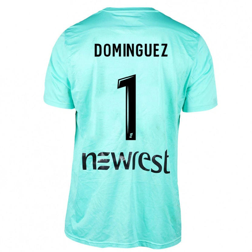 Danxen Kobiety Álex Domínguez #1 Aqua Czarny Koszulka Bramkarska 2025/26