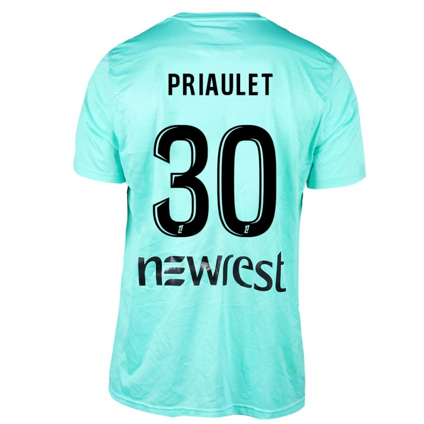 Danxen Kobiety Anaïs Priaulet #30 Aqua Czarny Koszulka Bramkarska 2025/26