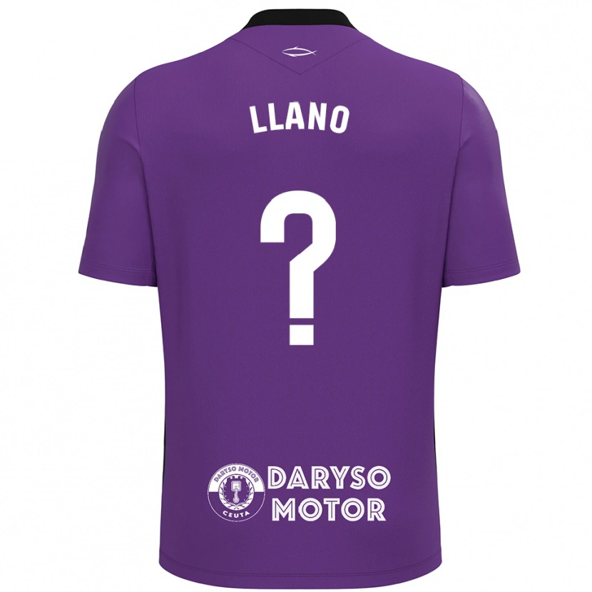 Danxen Kobiety Guillermo Llano #0 Fioletowo Biały Koszulka Bramkarska 2025/26