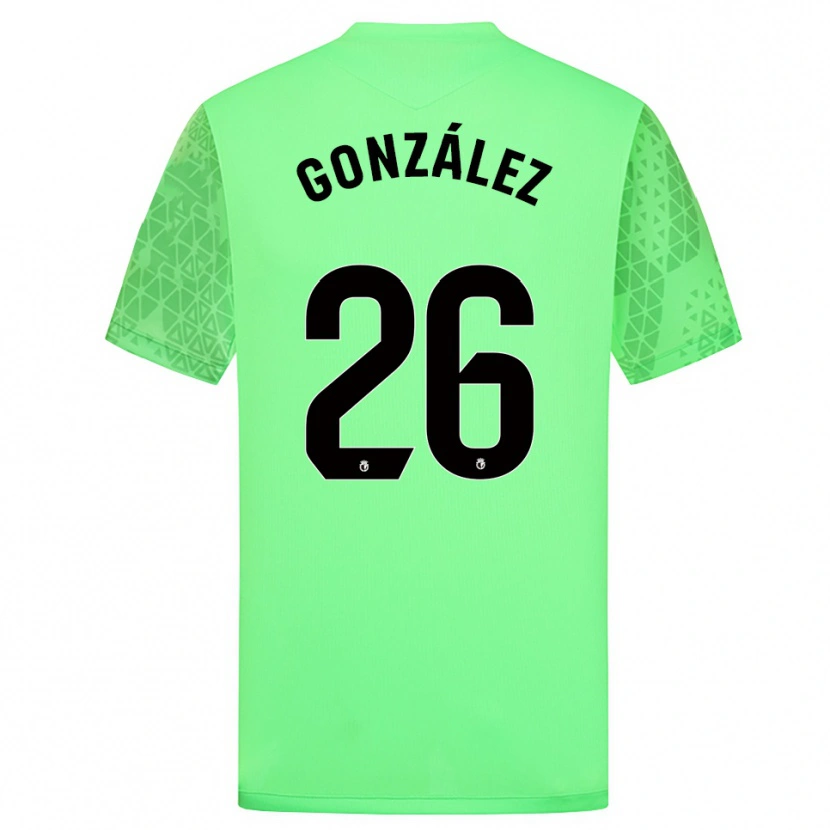 Danxen Kobiety Diego González #26 Wiosennie Zielono Czarny Koszulka Bramkarska 2025/26