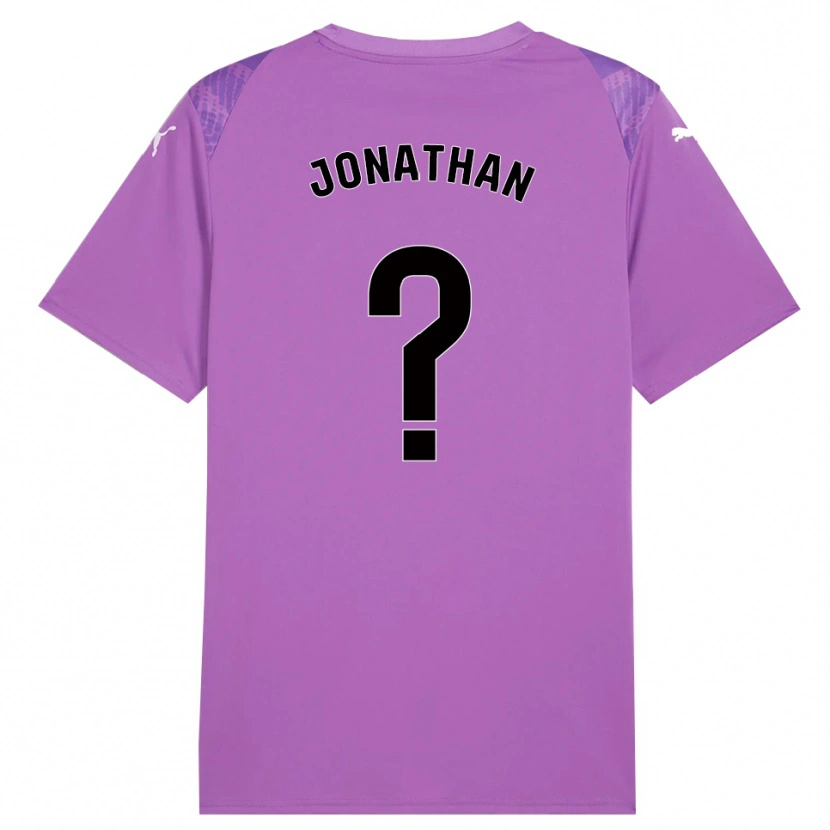 Danxen Kobiety Jonathan Sánchez #0 Liliowo Czarny Koszulka Bramkarska 2025/26