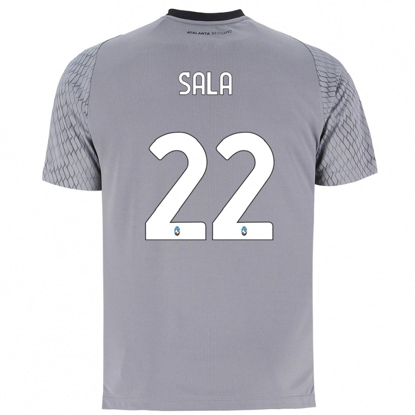 Danxen Kobiety Lorenzo Sala #22 Szary Niebieski Czerwony Koszulka Bramkarska 2025/26