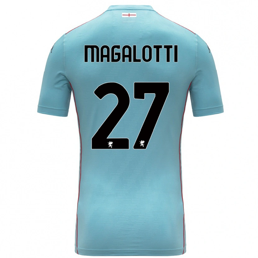 Danxen Kobiety Gabriele Magalotti #27 Niebieski Szary Koszulka Bramkarska 2025/26