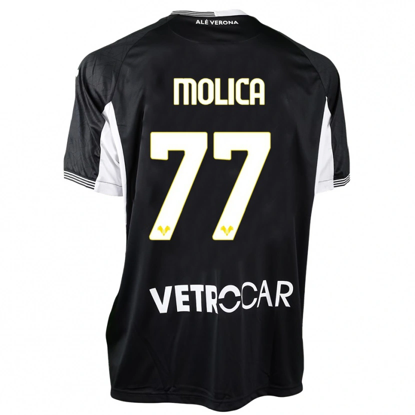 Danxen Kobiety Francesco Molica #77 Czarny Biały Koszulka Bramkarska 2025/26