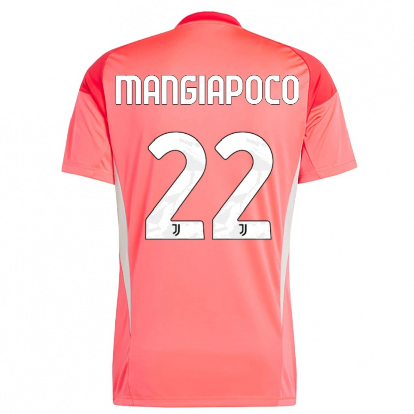 Danxen Kobiety Stefano Mangiapoco #22 Czerwony Pomarańczowy Koszulka Bramkarska 2025/26