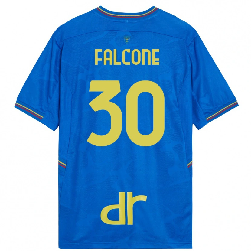 Danxen Kobiety Wladimiro Falcone #30 Królewski Niebieski Brązowy Koszulka Bramkarska 2025/26