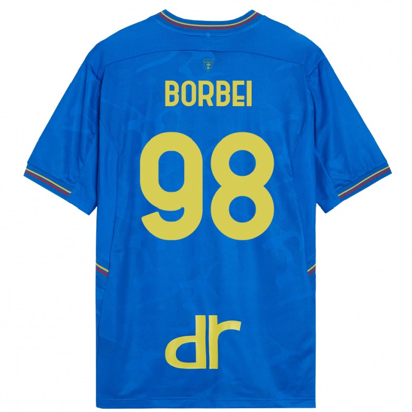 Danxen Kobiety Alexandru Borbei #98 Królewski Niebieski Brązowy Koszulka Bramkarska 2025/26