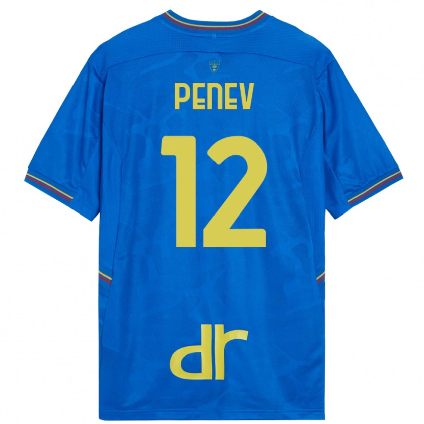 Danxen Kobiety Plamen Penev #12 Królewski Niebieski Brązowy Koszulka Bramkarska 2025/26