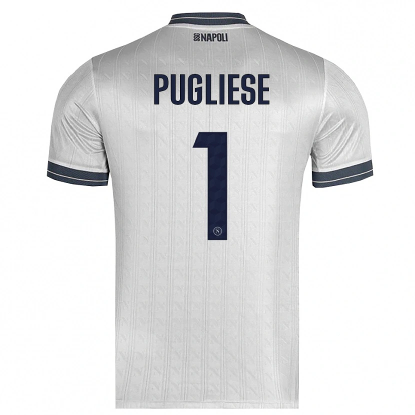 Danxen Kobiety Claudio Pugliese #1 Jasnoszary Koszulka Bramkarska 2025/26