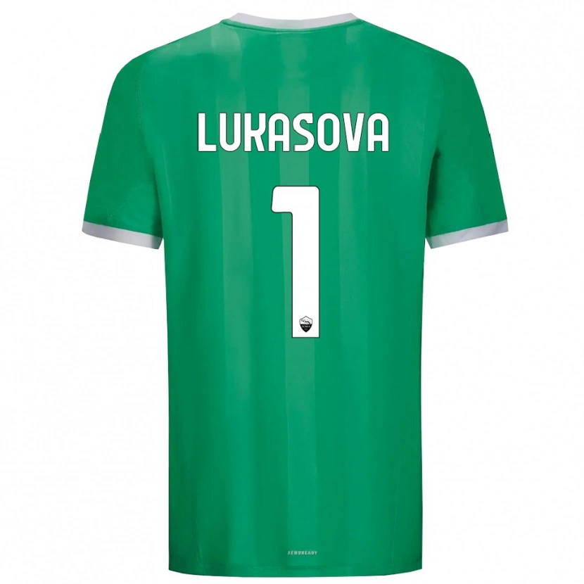 Danxen Kobiety Olivie Lukášová #1 Zielony Biały Koszulka Bramkarska 2025/26