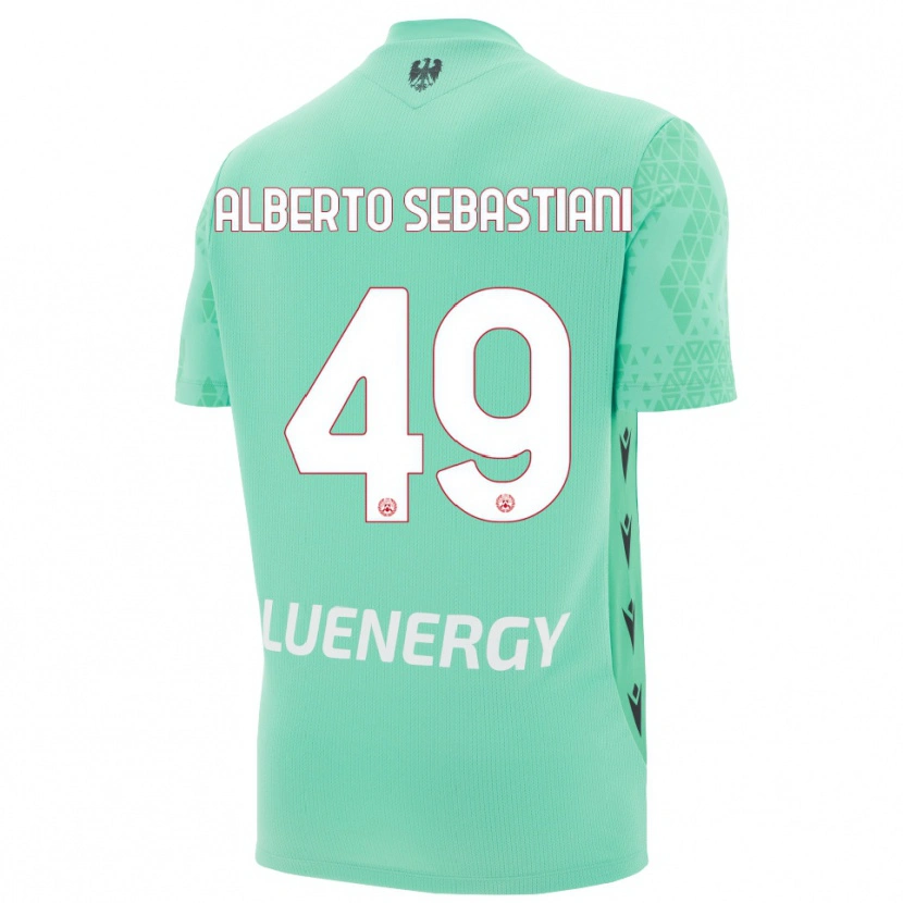 Danxen Kobiety José Alberto Sebastiani #49 Akwamarynowy Czarny Koszulka Bramkarska 2025/26