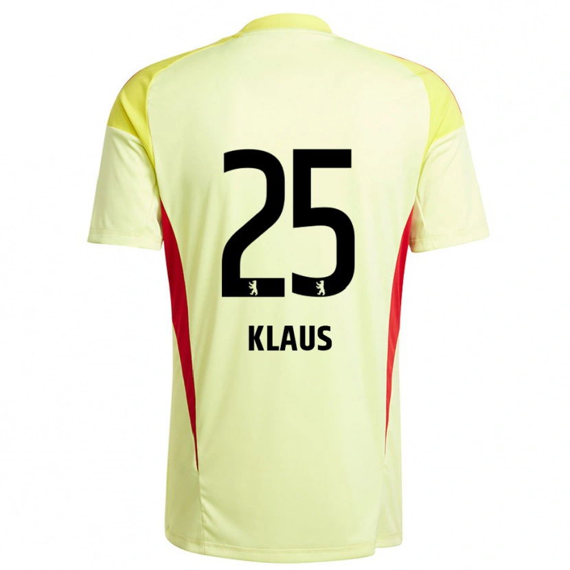 Danxen Kobiety Carl Klaus #25 Jasnożółty Czarny Koszulka Bramkarska 2025/26