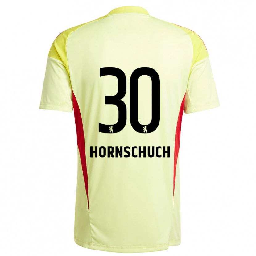 Danxen Kobiety Sarah Hornschuch #30 Jasnożółty Czarny Koszulka Bramkarska 2025/26