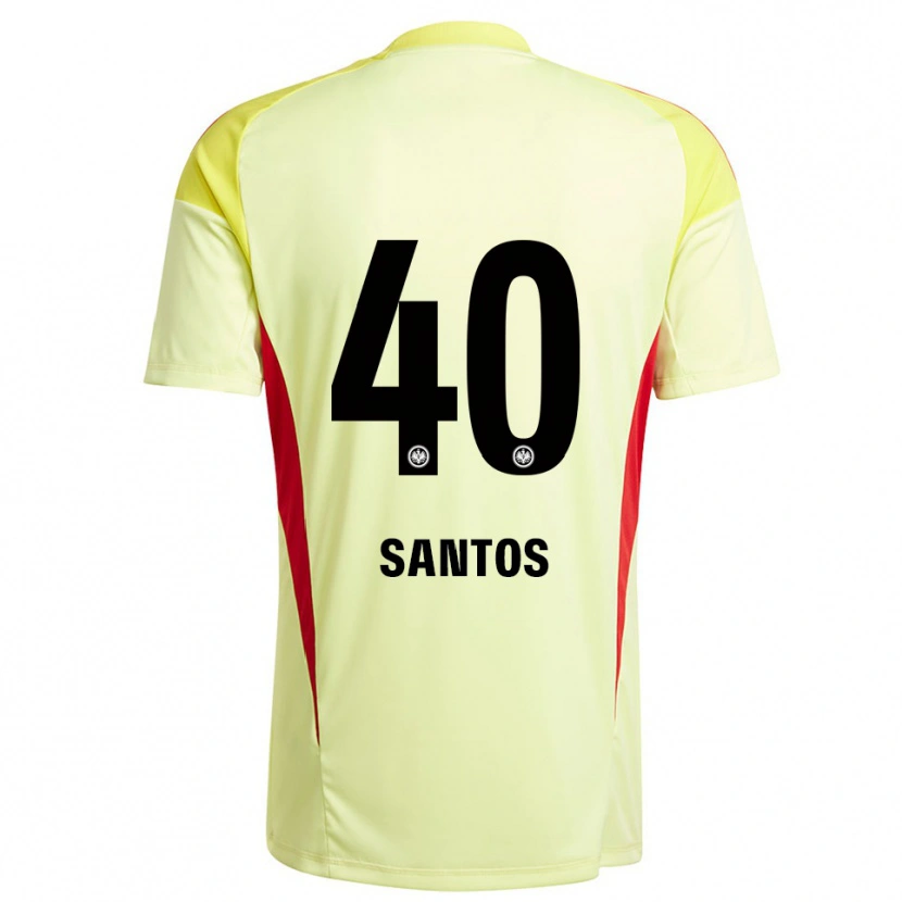 Danxen Kobiety Kauã Santos #40 Jasnożółty Czarny Koszulka Bramkarska 2025/26